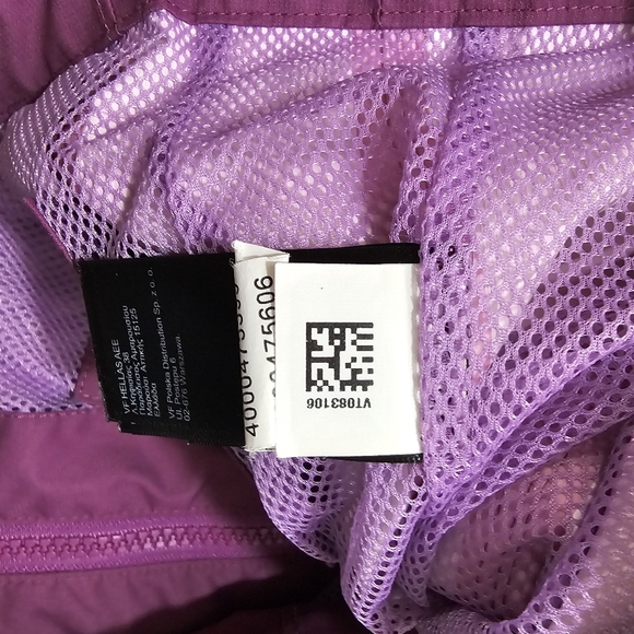 The North Face Purple Girls Jacket Medium 10-12 Dryvent Rain Coat Full Zip Hood - Picture 8 of 14